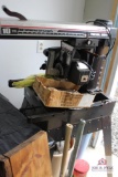 Craftsman radial saw with blades, 2 sledgehammers