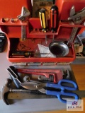 Assorted tools with carrying case