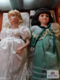 2 Porcelain dolls