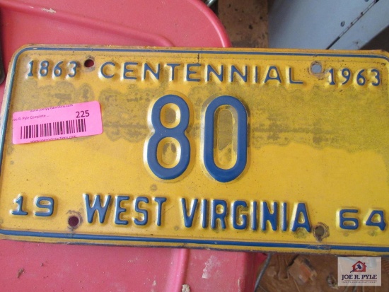 Centennial Wv Plate