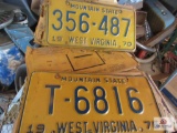 Lot Of Vintage License Plates