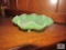 Green Swag Bowl Fenton Cranberry Glass