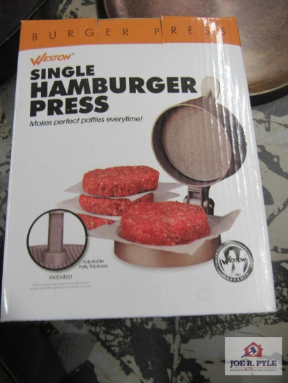 Cast Iron Hamburger Press