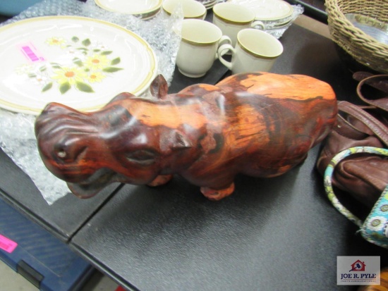 Wooden Hippo
