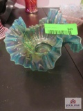 Blue Fenton Dish