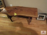 Wood Side Table