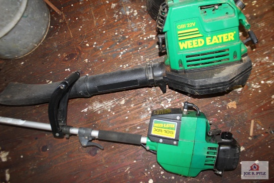 Weed eater brand leaf blower and trimmer