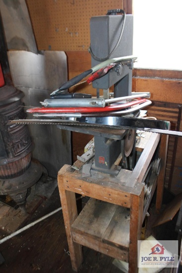 Bandsaw , blades and hand saws