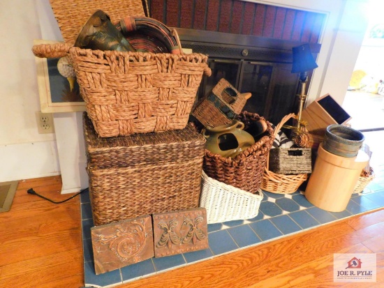 Large collection of baskets