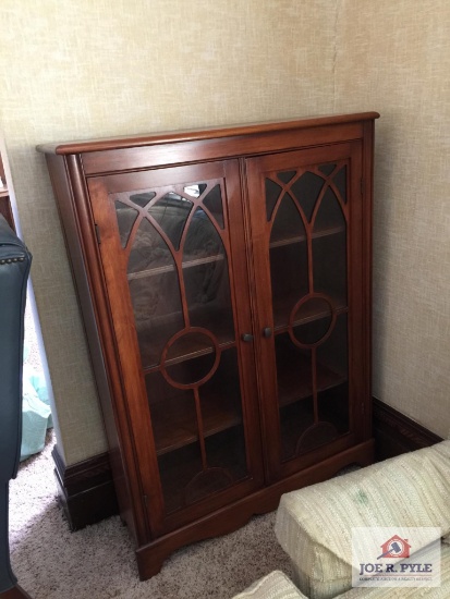 Modern two door bookcase