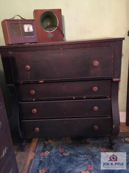 Four drawer Empire dresser