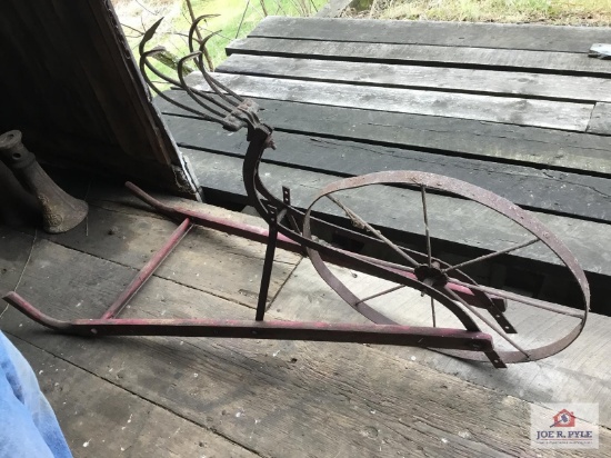 Antique plow