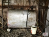 250 gallon steel fuel tank with manual hand pump