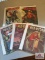 Lot of five (5) 1950's 10 cent Red Rider comic books average condition with wear