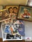 Lot vintage Roy Rogers theme items: photos, paint book, lobby give-a-away cards, etc.