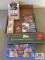 Lot mixed years BB cards sealed: Donruss 2001 classics, Topps 2000, Topps 2002, Pacific Nolay Ryan,