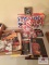 Michael Jordan lot: plaque, puzzles, collectible tin with cards, coins, magazines, etc.