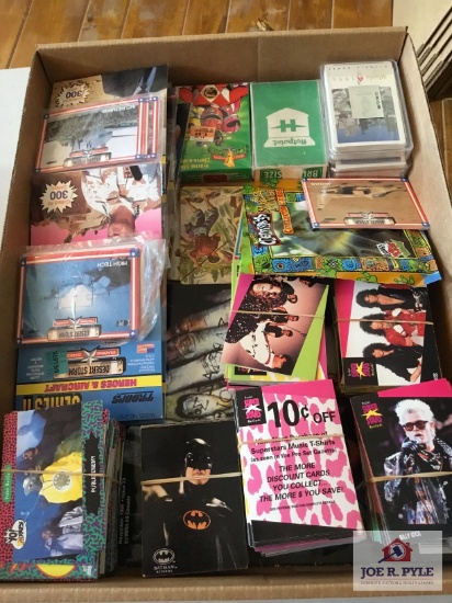 Lot music theme trading cards