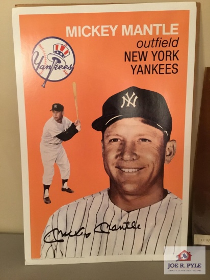 Mickey Mantle poster modern