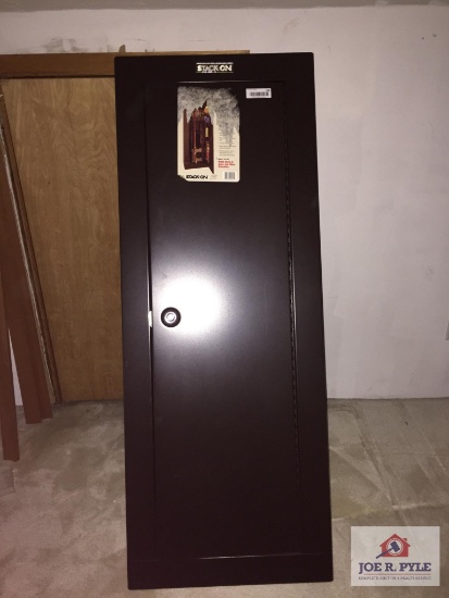 Stack-on metal storage cabinet no key