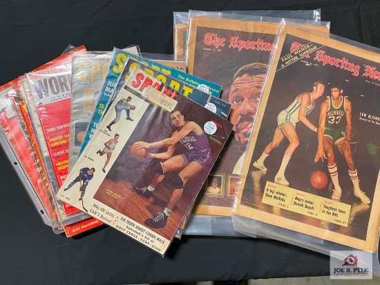 Lot of 17 different 1946-1974 sports magazines