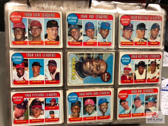 1969 Topps BB partial set: missing 20+ cards