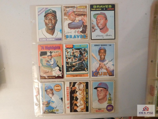 1964-76 Star BB lot: Aaron, Banks, Mantle, Seaver, etc.