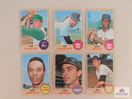 1968 Topps BB High # lot 30 different, 15 assorted
