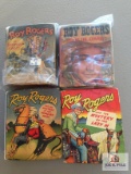 Lot four (4) vintage Roy Rogers Little Big Books average condition