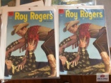 Lot of fourteen (14) 1950's 10 cent Roy Rogers and Trigger comic books average condition with wear