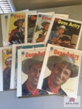 Lot of eight (8) vintage 1940-50's Gene Autry 10 cent comic books average condition