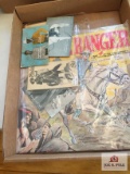 Lot vintage Lone Ranger: Albumen, lobby cards, post cards