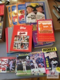 Lot modern Baseball books: Topps BB cards teams, Becketts, etc.