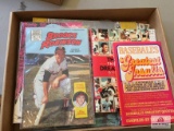 Lot Baseball and Football paper: VTG Pittsburgh Huddle magazine, modern baseball player comics, etc.