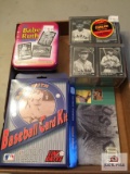 Baseball 1992 Conlon Sporting News set, Babe Ruth set, Babe Ruth Baseball card kit, etc.