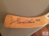 Gordy Howe ?? Signed hockey stick