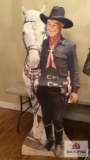 Life-size Hopalong Cassidy cut-out