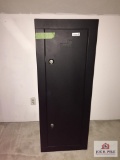 Homak metal gun storage cabinet with key