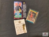 Lot 3 cards Michael Jordan: 1988 Fleer All Star, 1985 UD Triple image, 1995 UD Star Rookie #9085