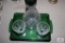Vintage decanter, glasses and tray