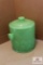 Vinyage milky green cracker jar
