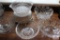 Pressed glass bowls