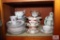 Collection of china and porcelain tea cups and saucers