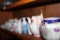 Porcelain and china vases and miniature pitchers