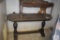 Antique hall table and 2 seat piano bench