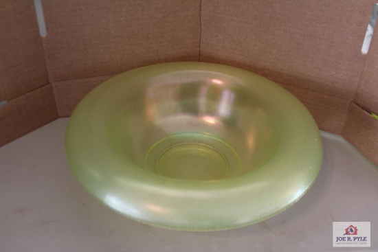 Carnival glass modern bowl