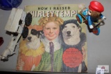 Shirley Temple book, wind up toy Not working)Cat iron toy