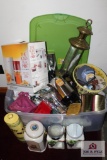 Decorative items, Vintage elec, coffee pot, cannisters