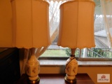 2 decorator lamps
