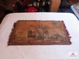42x24 inch antique tapestry